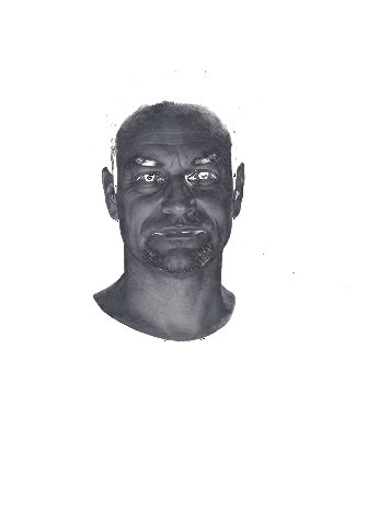 Portrait of a musician from Swiss rock band Cloud Nine